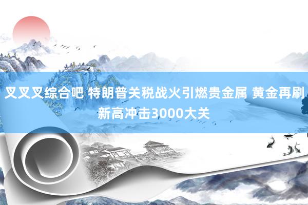 叉叉叉综合吧 特朗普关税战火引燃贵金属 黄金再刷新高冲击3000大关